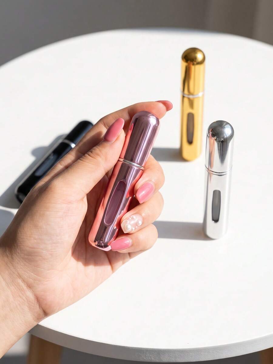 1pc/2pcs 8ML Perfume Spray Bottle, Perfume Atomizer, Easy To Store Perfume Travel Bottle, Mini Portable Pocket Spray Bottle,