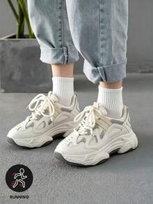 3 Pairs INS Minimalist Pure White Mid-Calf Socks, Vertical Ribbed Cuffed Non-Slip Soft White Socks, Basic Everyday Wear - White - View 3