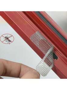 5/8/10pcs Self-Adhesive Stainless Steel Insect Screen Drain Filter Sticker, Suitable For Doors And Windows - Multiple Specifications - View 1