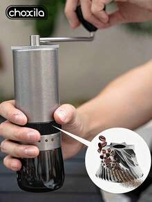 choxila 1 External Adjustable Grinder, Manual Coffee Bean Grinder, Stainless Steel Seven Angle Grinding Core, Multi-Level Adjustment, Suitable For Various Coffee Utensils, Coffee Accessories, Camping, And Homes - Hand Grinder - View 2