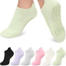 2 Pairs/6 Pairs Optional Women's Anti-Slip Yoga Socks, Breathable Mesh Non-Slip Grip Floor Socks, Suitable For Indoor Pilates, Home Daily Fitness Workout - Multicolor - View 7
