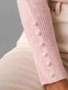 Women Sweaters - Púrpura malva - Ver 3