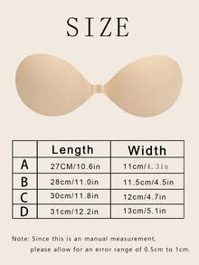 2/1pc Invisible Gather Bra, Small Size Lift Up Breast Invisible Adhesive Bra, Women's Bras & Bra Accessories - Multicolor - View 7