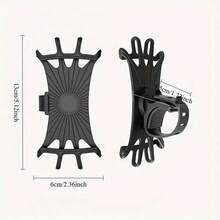 1pc/1set Bicycle Phone Holder For 4-7 Inch Phones, 360° Rotating Shockproof Anti-Slip Handlebar Mount, Durable Black ABS GPS Holder With Metal Clamping Mechanism, Hands-Free Navigation Accessory For Road And Mountain Bikes - Multicolor - View 9