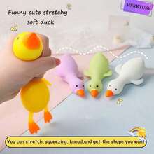 1pc Cute Yellow Duck Squeeze Stress Toy For Kids, Soft Cartoon Animal Squishy Fidget Toy, Toddlers Classroom Reward, Boys Girls Birthday Party Favor Novelty Sensory Play Gift Duck,Squeeze Toy, Squishy Toy/Slush Squishy/Squishy> - Multicolor - View 10