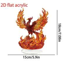 Multi-Style 2D Flat Acrylic Decorative Ornaments: Floral Arm, Pirate Ship, Astronaut, Flamingo, Indoor/Outdoor Tabletop Atmosphere Decor - A - View 7