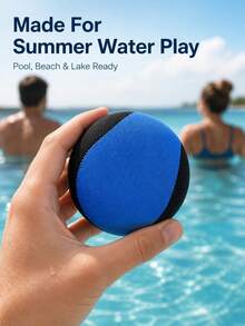 Water Bouncing Ball, TPR Gel Core Skip Ball For Pool Beach Lake, Splash Ball Summer Outdoor Water Toy For Adults Family Fun, Floating Reusable - 彩色 - 查看 3