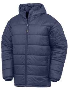 Result Genuine Recycled Result Genuine  - Steppjacke Mit Kapuze Für Herren - Navy - View 2