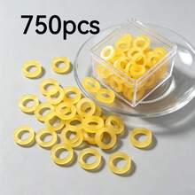 150*350/550/750 High Elastic Latex Bait Bands, Yellow Mini Rubber Rings For Fishing Pellet Bait, Durable Break-Resistant Fishing Tackle Accessories - Round - View 6