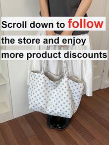 Funky Fashionable Stylish Leopard Print With Adjustable Strap Large Capacity Tote Bag, Everyday Bag, Etc. Perfect For Daily Use Suitable For Traveling - Multicolor - View 2