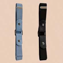 Invisible Stretch Waistband, Elastic Waist Belt, Adjustable Buckle-Free Waistband - Multicolor - View 1