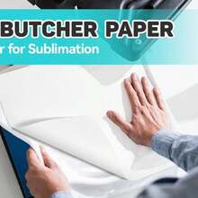 Sublimation Butcher Paper-8.2" X 10"-50sheets, 50 Pre-Cut Sheets Heat Press, Anti-Bleed Protective Liner Tumbler, Mug Bottle Sublimation, Non- - Multicolor - View 7