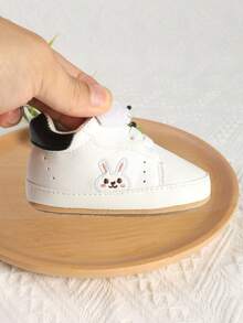 Infant Boy Girl Soft Sole Crib Shoes Non-Slip First Walkers Sneakers 0-12M - Black - View 9