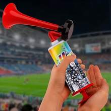 1PC/1set Portable Manual Horn - Reusable Horn, Suitable For Football Matches, Cheering And Emergencies - Multicolor - View 7