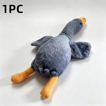 1pc Plush Dog Toy, Pet Dog Companion Duck, Durable Chew And Scratch Toy, Keeps Dog Entertained And Consumes Energy, Relieves Stress, Suitable For Large, Medium And Small Pets, Dog Toy, Dog Supplies, Pet Supplies, Soft Duck, Happy Puppy, Gift For Cats And Dogs, Halloween/Thanksgiving/Christmas Gift. - Multicolor - View 8