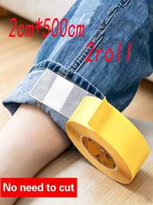 2/1 Roll Multi-Purpose Double-Sided Non-Slip Fabric Tape, Pre-Cut No Cutting Needed Adhesive Tape, Washable And Reusable, Suitable For Jeans Hems, Skirt Hems, Table Runners, Carpets, Practical Home Clothing Fixing Non-Slip Decorative Accessory Tape - Multiple Styles - View 13