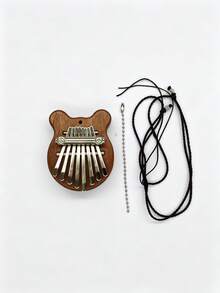 實木 8 音迷你拇指琴 Kalimba 五指便攜式初學者手指鋼琴音樂樂器 - 彩色 - 查看 9
