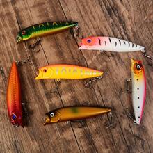 Set 6 Umpan Pancing, Termasuk Umpan Pancing Malam, Umpan Mengapung, Umpan Crankbait, Umpan Buatan, Umpan Popping, Cocok untuk Memancing Ikan Mas dan Ikan Gabus - MultiWarna - View 5