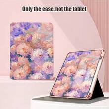 花卉圖案彩繪效果平板保護殼，內置筆槽，附支架，適用於 Honor 8/9/10/X8/X8A/X9/X8Pro/X9Pro 及其他機型 / MatePad SE 11 吋 / MatePad 11 吋 / 11.5 吋，MatePad Pro Apple 10 代/11 代 2025 (A16)，Galaxy Tab A7/A9 及其他熱門機型 - 款式54 - 查看 4