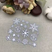1件雪花金屬模切片，用於卡片製作的金屬切割模具，適合剪貼簿紙藝手工 DIY 壓花 - MC1129 - 查看 3