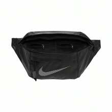 Nike Large Capacity Portable Adjustable Reflective Shoulder Crossbody Bag Waist Pack Unisex Couple Style Black - Black - View 10