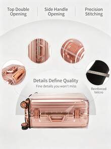 Thickened PVC Transparent Luggage Cover, Waterproof Dust-Proof Wear-Resistant Scratch-Resistant Luggage Protective Sleeve, Reusable Transparent Travel Luggage Cover, Suitable For Most Luggage Sizes, Business Trip Vacation Travel Accessory - Clear - View 3