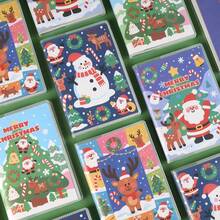 A7 Christmas Glue-Bound Notebook 62 Sheets Eye-Protection Color Student Mini Portable Waterproof Notepad Wholesale - Multicolor - View 7