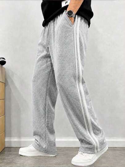 Quần nam casual ống đứng cạp dây rút, quần thể thao dáng thoải mái, nhẹ, mặc hằng ngày, quần jogger nam tập gym, tập luyện, tập thể thao ngoài trời