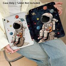 Funda protectora para tableta con soporte y efecto pintado de astronauta, planeta y estrella, compatible con Honor 8/9/10/X8/X8A/X9/X8Pro/X9Pro, MatePad SE 11 pulgadas/MatePad 11 pulgadas/11.5 pulgadas, MatePad Pro, Apple 10ª/11ª generación 2025 (A16), Galaxy Tab A7/A9 y otros modelos populares - Estilo 5 - Ver 7