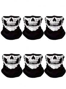 1 buah/2 buah/3 buah Masker Balaclava Wajah Tengkorak Lucu Unisex untuk Semua Musim, Cocok untuk Bersepeda Sehari-hari, Pesta, Aktivitas Luar Ruangan, dan Masker Ski - beraneka warna - View 14