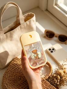 Card Spray Bottle, Bow Bear Print, Perfume Refillable Bottle, Portable Refillable Spray Bottle, Transparent Dispenser Bottle, Leak-Proof Cosmetic Container, Suitable For Perfume, Toner, Travel Essential, Fashionista Must-Have, Gift For Girls/Women, Unique Birthday Gift, Party Gift, Back To School Gift, Vacation Gift, Holiday Gift - Multicolor - View 8