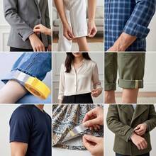 2/1 Roll Multi-Purpose Double-Sided Non-Slip Fabric Tape, Pre-Cut No Cutting Needed Adhesive Tape, Washable And Reusable, Suitable For Jeans Hems, Skirt Hems, Table Runners, Carpets, Practical Home Clothing Fixing Non-Slip Decorative Accessory Tape - Multiple Styles - View 10