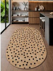 Chilai Home vintage-mönstrad matta, mjuk halkfri boho-matta för vardagsrum och sovrum, löpare, tvättbar köksmatta, inredningsmatta, tillverkad i Turkiet - Beige - Visa 3