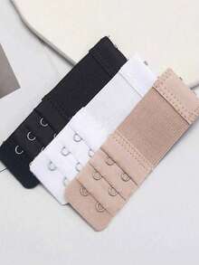 Bra Extender Strap (Extended Version) – 6/2pcs Set Lingerie Accessory, Elastic Adjustable Bra Extender Back Strap With Hooks, Bra Extension Band, Women's Lingerie Fastener, Suitable For Bra Underbust, Women's Accessory, Suitable For Travel, Sports, Outdoor Activities - Multiple Styles - View 2