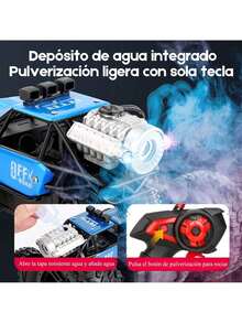 Kids Remote Control Cars - Blue - View 2