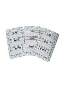 Creative Mariu Clothing Hang Tag, Size, Price, Style - White - View 7