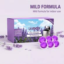Lavender/Osmanthus Trash Can Fragrance Deodorizer Box 6pcs, Long-Lasting Fresh Lavender Scent, Quickly Decomposes Trash Can Odors And Kitchen Waste Smells, Gentle And Non-Irritating, Adhesive Design For Easy Installation, Suitable For Home Kitchen, Bathroom, Bedroom Trash Cans, Long-Lasting Odor Removal And Air Purification, Compact And Space-Saving, Home Deodorizing And Freshing Essential - Multiple Types - View 5