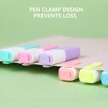 18pcs/6pcs Cute Expression Fluorescent Markers, Multicolor Highlighters For Office And Study - Sets - View 7