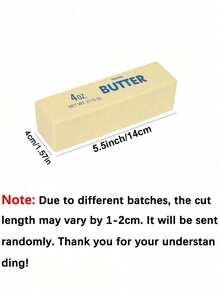 1pc Super Soft Milk Scented Slow Rebound Butter Shaped Stress Ball, Fun Sensory Toy, Relieve Anxiety, Improve Focus, Soft Realistic Butter Squeeze Toy, Colorful Dumpling Stress Ball, Fingertip Sensory Toy, Soft Plush Toy, Suitable For Office, Home, Party Gift, Portable Design, Can Be Put In Handbag, Applicable For Various Holiday Parties, Graduation Season, Back To School Essentials, Helps Improve Mood, Halloween Gift, Christmas Gift, Gift For Female And Male Friends - Multicolor - View 8