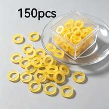 150*350/550/750 High Elastic Latex Bait Bands, Yellow Mini Rubber Rings For Fishing Pellet Bait, Durable Break-Resistant Fishing Tackle Accessories - Round - View 9