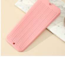 Hanging Silicone Heat-Resistant Mat, Straightener Storage Bag Combination Makeup Storage Bag Mini Bag Straightener Travel Bag, Suitable For Flat Iron, Curling Iron, Electric Curling Iron, Salon Tool Box Travel Small Makeup Bag Accessories - Multicolor - View 10