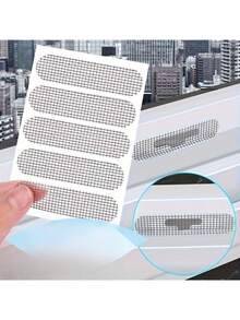 5/8/10pcs Self-Adhesive Stainless Steel Insect Screen Drain Filter Sticker, Suitable For Doors And Windows - Multiple Specifications - View 7