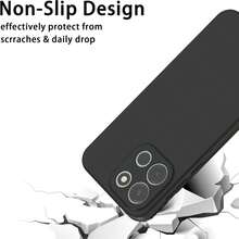 TPU Matte Phone Case, Micro-Matte Touch, Anti-Fingerprint, Black Matte, Matte Skin Feel, Matte Soft Shell, Anti-Fingerprint, Anti-Sweat, Dirt-Resistant Anti-Slip, Raised Camera Lens, Ultra-Thin Bare Phone, Minimalist Solid Color. High Elasticity Flexible Soft Shell Material, Black Matte Phone Case, ForOnePlus Matte Protective Case - Black - View 4