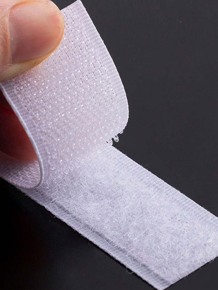 1/5/15pcs Self-Adhesive Hook And Loop Tape, Strong Polyester Adhesive, Perfect For Home And Office, Suitable For Wall Hooks, Door Curtains And Window Blinds - Multicolor - View 1