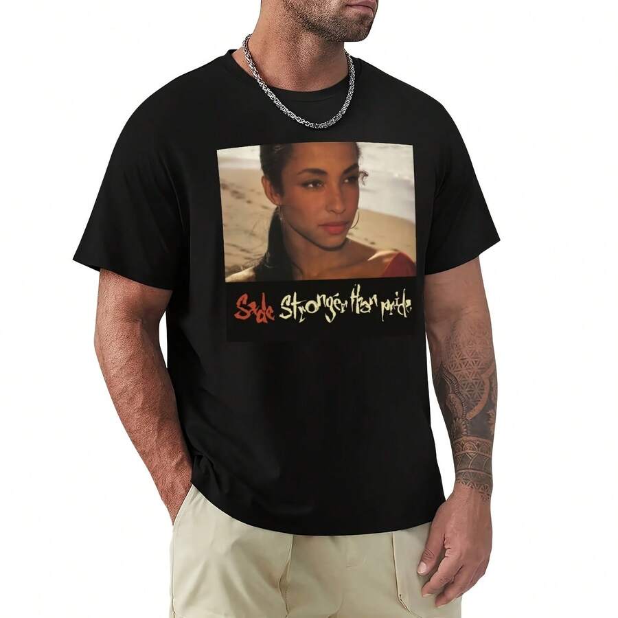 Sade Adu Love T-Shirt Novelty Print Casual Tee Shirt - 款式 - 查看 1