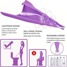 Portable Women's Urination Device - Soft Flexible Silicone Leak-Proof Travel Urinal Funnel, Compact Foldable & Reusable, Essential For Outdoor Camping, Hiking, Music Festivals, Discreet Design - A - View 7