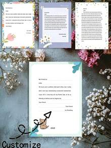 Customized Thank You Cards, Customized Envelope Liner Cards, Customized Gift Cards, Customized Thank You Cards, Wedding Decorations, Wedding Commendation Tags, Customized Name Plates, Customized Gift Tags - Thank You Letter - View 1