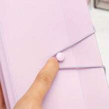 Carpeta de Archivo Acordeón A6, Bolsa Organizadora de Documentos Portátil Expandible de unicolor con Pestañas de Índice, Carpeta Expandible Multifunción, Almacenamiento de Documentos Conveniente, Carpeta Clasificada de Múltiples Capas con Etiquetas, Bolsa de Archivo de Facturas - A - Ver 8