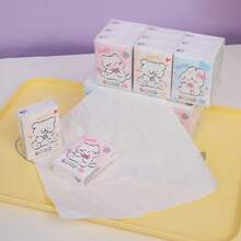 8pcs/Pack-Mini Portable Pocket Tissue Handkerchief Paper For Easy Carrying-Two Kinds Of Packages Come With Random - Multicolor - View 3