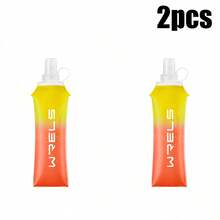WRELS 1/2件漸層時尚便攜可折疊輕量軟水瓶，150/250ml/500ml可選，適合跑步、徒步與騎行 - 彩色 - 查看 34